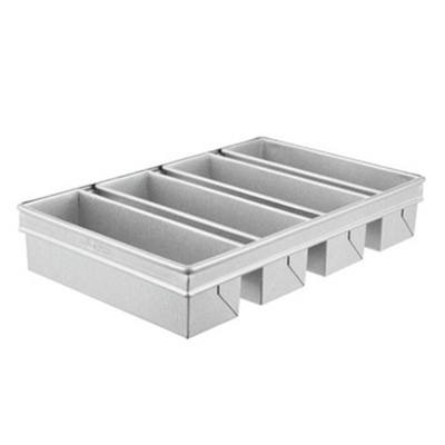Rk Wytwórca wyrobów piekarniczych China-Nonstick 4 paski Rye Bread Pan Form
