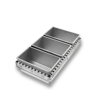 Rk Bakeware China-Chicago Metaliczny Przemysłowy 4 Paski Krzemowe Szklane Nonstick Pullman Pieczeniowa pleśń