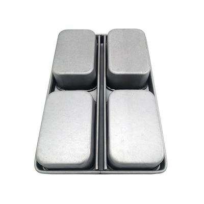 Rk Bakeware China-600g Nonstick 4 paski Farmer's White Sandwich Bread Loaf Pan