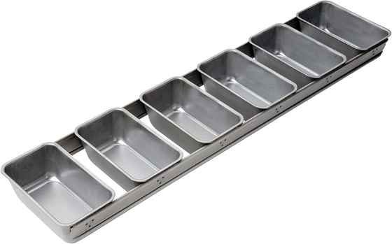 Rk Bakeware China Foodservice 906925 Commercial Bakeware 6 Strap Bread Pan Srebrny