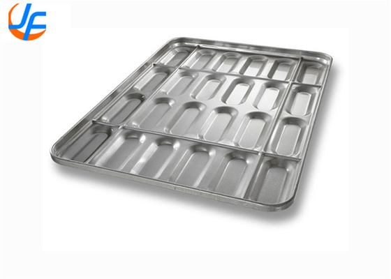 RK Bakeware China-PFA Nonstick Cluster Hot Dog Bun Pan With Gusseted Sidewalls dla piekarni przemysłowych