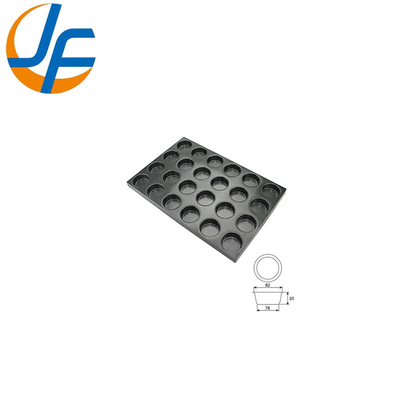 RK Bakeware China Foodservice NSF Telfon Nonstick 18&quot; X 26&quot; Okrągły głęboki hamburger Roll Tray