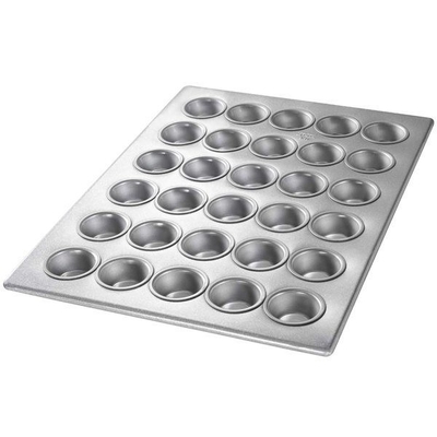 Rk Bakeware China-42754 12 filiżanek Glazurowana stal aluminiowana Mini Crown Forma na muffiny / Forma na Cruffin / Taca na Cruffin