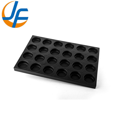 RK Bakeware China Foodservice NSF 24 Cup 7 Oz. Szklany Aluminizowany Stalowy Jumbo Muffin Pan / Cupcake Pan