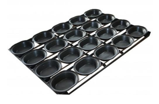 RK Bakeware China Foodservice NSF Owalna taca na ciasto obiadowe 180 g, 180 g