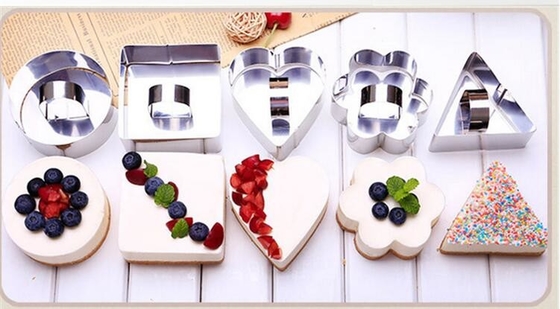 RK Bakeware China Foodservice NSF Trójkąt Mousse Cake Ring Nierdzewna Stal Ring Mold Cut Biscuits Cake Bakeware Mold