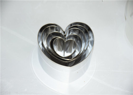 RK Bakeware China Foodservice NSF Nierdzewna Stal Mousse Cake Ring, Okrągłe Serce Square Dessert Mousse Ring