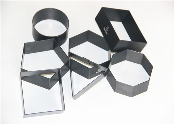 RK Bakeware China Foodservice NSF Nierdzewna Stal Mousse Cake Ring, Okrągłe Serce Square Dessert Mousse Ring