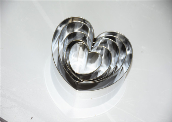 RK Bakeware China Foodservice NSF Nierdzewna Stal Mousse Cake Ring, Okrągłe Serce Square Dessert Mousse Ring