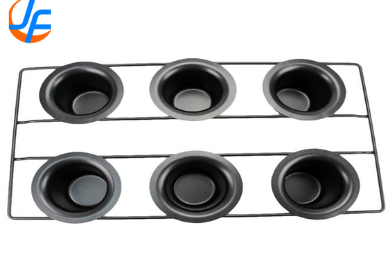 RK Bakeware China Foodservice NSF 6 kubków Stal nierdzewna Popover Pan