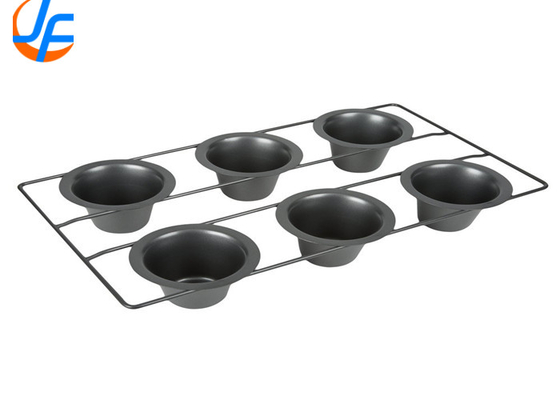 RK Bakeware China Foodservice NSF 6 kubków Stal nierdzewna Popover Pan