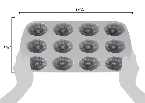RK Bakeware China Foodservice NSF 12 Kompact Bundtlette Aluminium Muffin Cake Pan
