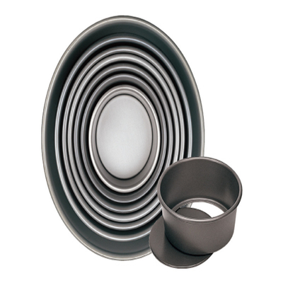 Rk Bakeware China-Round Rectangle Removable Anodized Aluminium Cake Mold Cake Pan Cake Tin