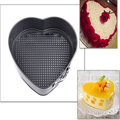 RK Bakeware China Foodservice NSF Aluminium Heart Shape Cake Pan Cheesecake Pancake Cake Mould
