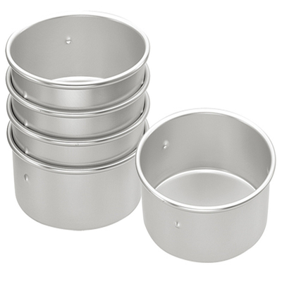Rk Bakeware China-49025 Szklany Aluminizowany Stalowy Okrągły Cukierkopiec/Cukierkopiec z Serem/Cukierkopiec z Funtem