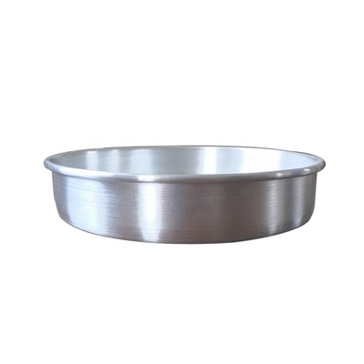 7 * 2 cali aluminium okrągłe srebrne ciasto patelnia prosty ciało stałe dno stałe dno patelnia