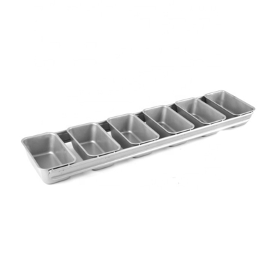 6 szczelinowe skrzynki z tostami nieprzylepne Aluminiowe stalowe pieczarnie, patelnia do pieczenia, tacka do pieczenia, skrzynka do pieczenia chleba, formowanie chleba, pieczenie