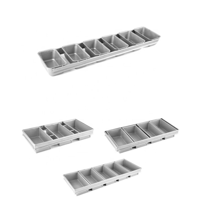 6 pasów aluminiowej stali, na zamówienie, chleb i patelnie na chleb, patelnie na piwo, patelnie na sztabę, patelnie na sztabę