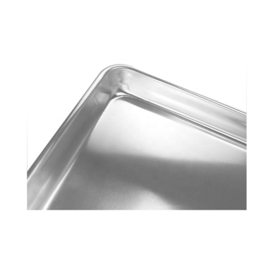26 * 18 cali 1 mm grubości prostokątny przewód w obrzeżach tacy stopu aluminiowego tacy piekarniczeprzewód w obrzeżach tacy piekarnicze płaskie metalowe