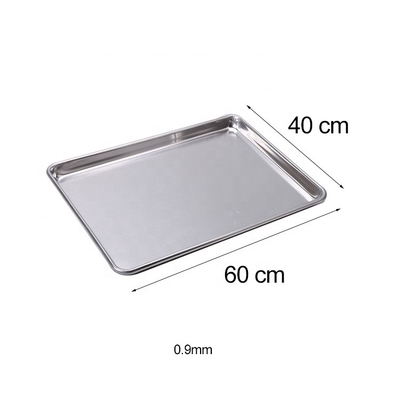 40x60cm Targowiec Metalowy arkusz do pieczenia Wire-In-The-Rim Sheet Pan Aluminium Targi Piekarnia 1mm