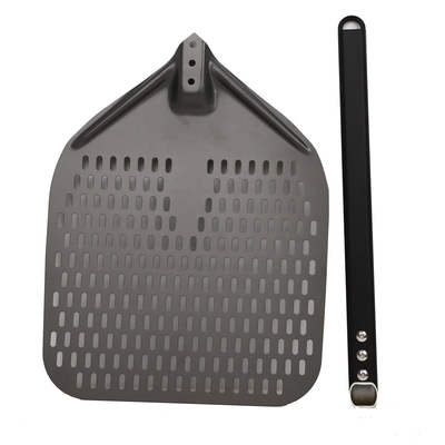 12-calowa łopatka do pizzy Aluminium Pizza Peel Czarny twardy Aluminium Perforated Peel