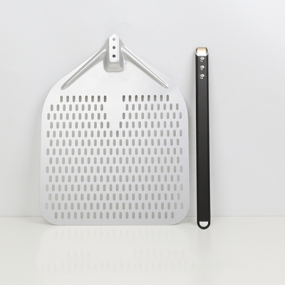 12-calowa łopatka do pizzy Aluminium Pizza Peel Czarny twardy Aluminium Perforated Peel