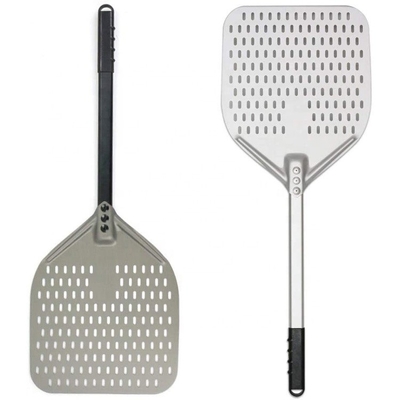 12-calowa łopatka do pizzy Aluminium Pizza Peel Czarny twardy Aluminium Perforated Peel