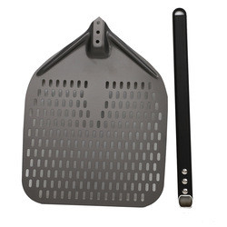 12-calowa łopatka do pizzy Aluminium Pizza Peel Czarny twardy Aluminium Perforated Peel