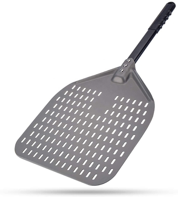 66cm Aluminium Łopatka do pizzy 12 cali Aluminium Szkaretka do pizzy Czarny twardy Perforated