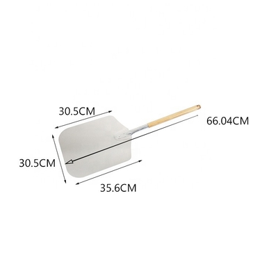 66 cm drewniana rękawiczka, skórka do pizzy, metałowa łopatka, 12 cali, aluminiowa, skórka do pizzy.