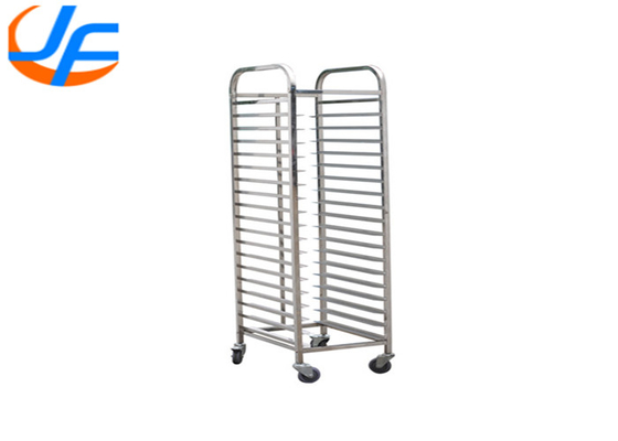 RK Bakeware China Foodservice NSF 470*620 REVENT Podwójna kuchenka do pieczenia Tacy stojak wózek ze stali nierdzewnej GN1/1 Pan wózek