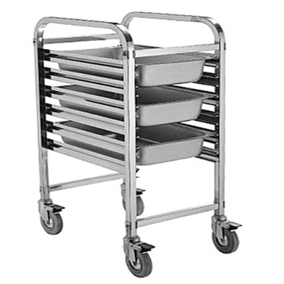 RK Bakeware China Foodservice NSF Restauracja Gn1/1 Piekarnia Wózek na żywność / Mobilny wózek ze stali nierdzewnej