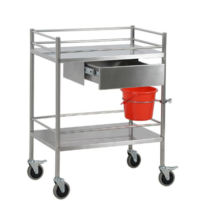 RK Bakeware China Medical Hospital Dressing Trolley ze stali nierdzewnej Trolley chirurgiczny z szuflami