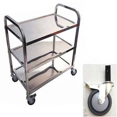 RK Bakeware China Foodservice NSF Nierdzewny stalowy wózek medyczny szpitalny z szufladami