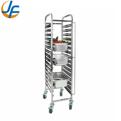 Rk Bakeware China-Z Frame 20 Pan End Load Nierdzewna Stalowa Gniazdowa Pojazdka Bun Sheet Pan Rack - Zmontowany