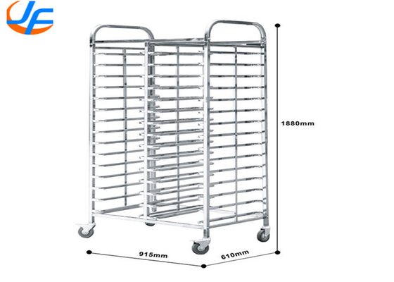 RK Bakeware China Foodservice NSF Aluminium Baking Tray Trolley Bun Pan Rack Oven Rack