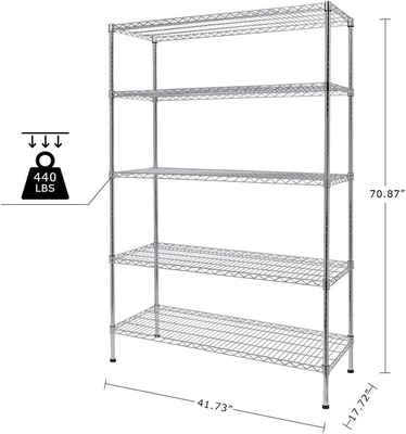 Rk Bakeware China Foodservice Commercial Wire Shelf Heavy Duty Metal Storage Rack Shelf Unit dla kuchni