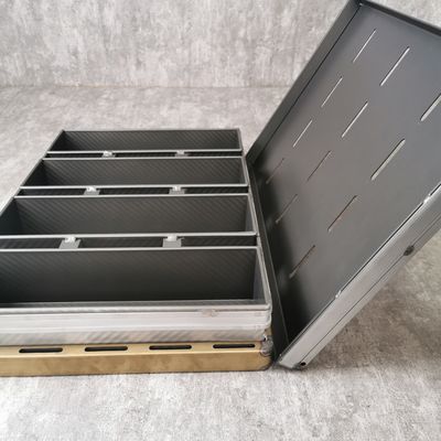 Non Stick 590 * 393 * 83 mm 4 aluminiowa obudowa bochenka do pieczenia